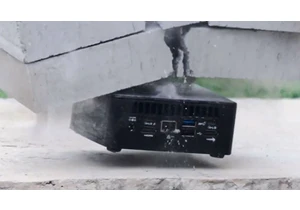 Mini PC 'violently' smashed with a sledgehammer, dragged behind a motorbike, and spun in a washing machine - Geekom PC still works after the company's extreme torture testing