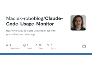 Show HN: Claude Code Usage Monitor – real-time tracker to dodge usage cut-offs