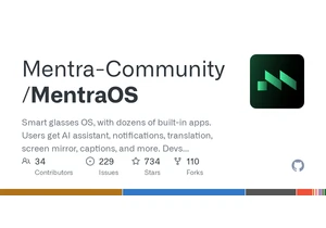 MentraOS – open-source Smart glasses OS