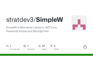 SimpleW – Web Server Library .NET Core