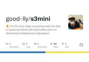 Show HN: S3mini – Tiny and fast S3-compatible client, no-deps, edge-ready
