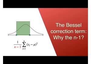 Bessel correction and a different way to see variance
