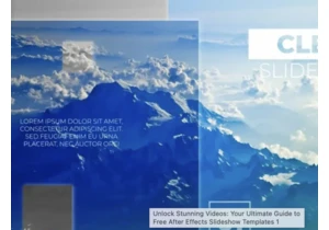 Elevate Your Videos Instantly with Free AE Slideshows