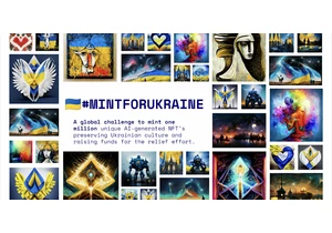 Mint For Ukraine — Beautiful AI-generated NFT's supporting Ukraine