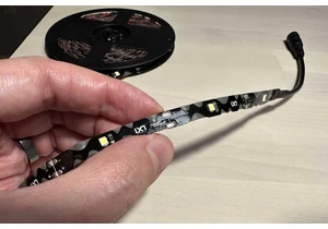 I stuck this $30 LED strip on the back of my TV. My eyes thank me daily
