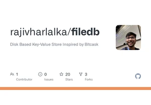 Filedb: Disk Based Key-Value Store Inspired by Bitcask