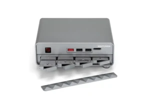 I love that this tiny NAS offers up to 32TB of SSD storage and four 2.5GbE LAN ports, but why the DisplayPort connector?