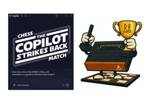 Atari Video Chess checkmates Copilot after knocking over ChatGPT's king