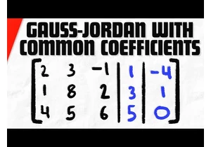 Solve Two Systems with Common Coefficient Matrix (Gauss-Jordan) | Linear Algebra