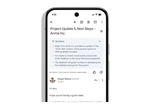 The Gmail app can automatically summarize those long email threads