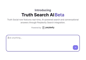 Trump's Truth Social launches AI search powered by Perplexity