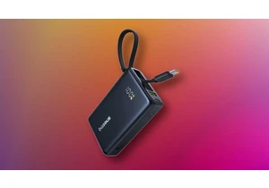 Hurry! This compact power bank with built-in USB-C cable is only $20