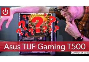 Desktop case, laptop chip? The Asus TUF T500 is a weird little gaming PC