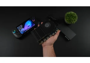 RTX 5060 eGPU hooks handheld PCs up with Blackwell — prototype unit fits desktop-class power into the palm of a hand