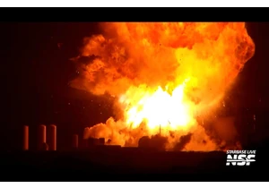 SpaceX's Starship explodes on the ground during a routine test