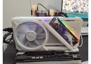 Making a 3D-printed custom GPU fan shroud with a DDR5 slot doesn't let you add extra VRAM, but at least it looks cool