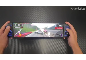 DIYer creates the PC gaming handheld of your widest dreams – 32:9 AMD Ryzen Z2 Extreme device showcased in driving games