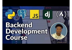 Backend Development Course - Build 3 Projects
