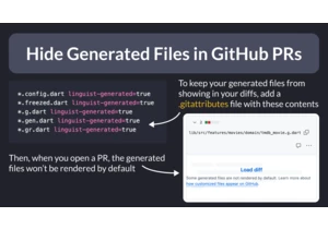 How to Hide Generated Dart Files in GitHub PRs