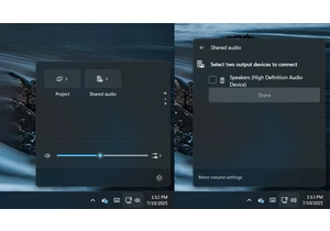  A Windows Insider user discovers an undocumented ‘Shared audio’ feature in the latest build — quick setting allows you to play audio through multiple outputs 