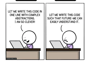 Clever code is probably the worst code you could write