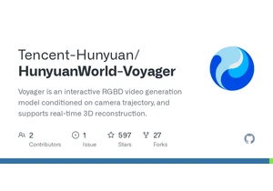 Voyager is an interactive video generation model with realtime 3D reconstruction
