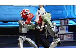 Highlights From World's First Humanoid Robot Kickboxing Tournament