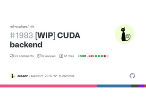 Apple's MLX adding CUDA support