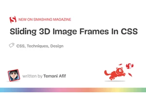 Sliding 3D Image Frames In CSS