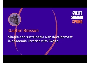 GaetanBoisson — Simple and sustainable web development