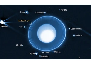 Webb telescope spots a new moon orbiting Uranus