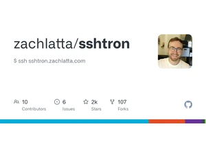 SSHTron: A multiplayer lightcycle game that runs through SSH