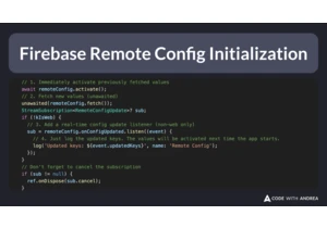 How to Initialize Firebase Remote Config