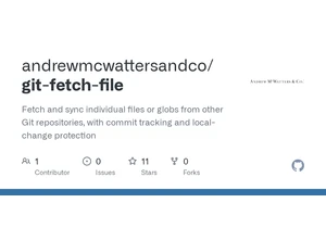 Git-fetch-file – Sync files from other repos with commit tracking and safety