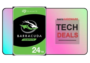 Store all the things for less with this $10-per-terabyte deal on Seagate's 24TB BarraCuda hard drive