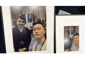 I used an E-Ink canvas that will change your family photos forever