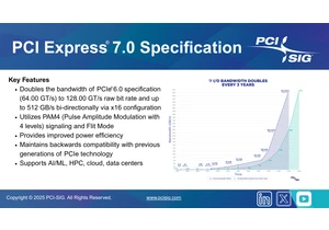 PCIe 7.0 spec finalized with up to 512GB/s speeds — PCI-SIG targets 1TB/s for 8.0 as 'exploration' phase begins