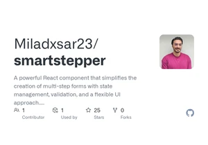 Show HN: SmartStepper – Multi-Step Form Library with Config-Based Flow