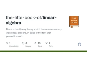 The Little Book of Linear Algebra