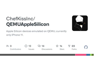 iPhone 11 emulation done in QEMU