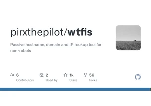 Wtfis: Passive hostname, domain and IP lookup tool for non-robots
