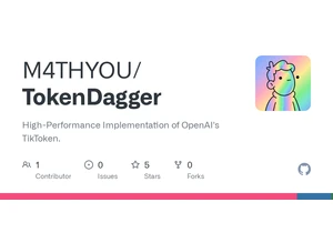 Show HN: TokenDagger – A tokenizer 2-4x faster than OpenAI's Tiktoken