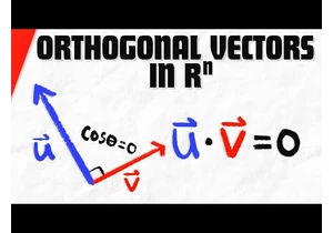 Orthogonal Vectors in R^n | Linear Algebra