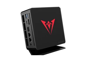  Compact workstation PC appears with weird display stand and some outstanding features — Minisforum's Mini PC has an overclocked AMD CPU, USB4 and OCuLink to plug in your Pro GPU cards 