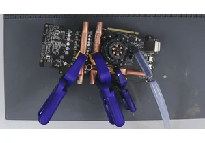 Crazed modder straps DIY copper waterpipes to GTX 1060, sets world overclocking records in 12600KF category — card hits 2,202 MHz, takes top six Fire Strike scores