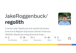 Show HN: Regolith – Regex library that prevents ReDoS CVEs in TypeScript