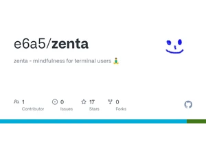 Show HN: Zenta – Mindfulness for Terminal Users