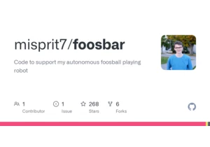 Show HN: Foosbar – My autonomous foosball-playing robot