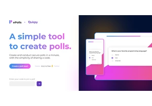 Epolls — Create simple shareable and secure polls in seconds