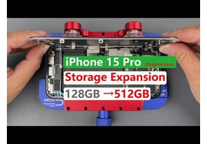 iPhone 15 Pro Storage Expansion – 128GB to 512GB [video]